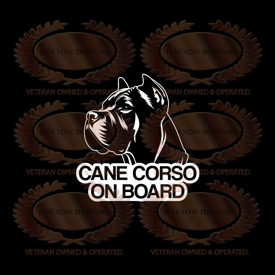 Cane Corso On Board Sticker