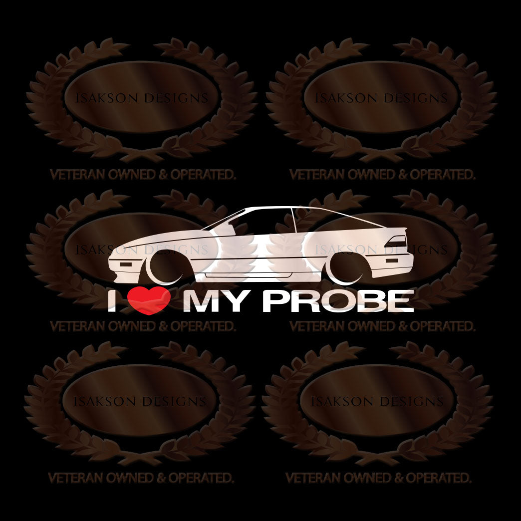 I Love My Ford Probe Gen 1 Sticker