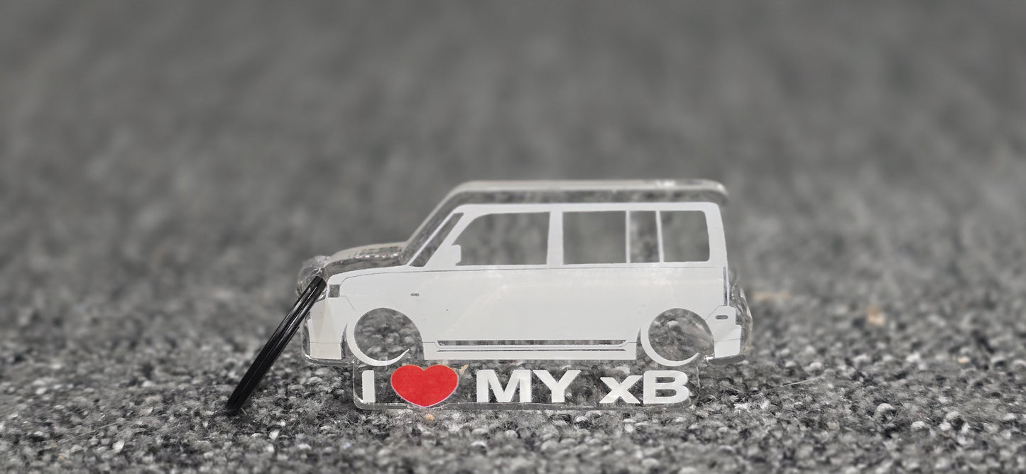 I love My Scion XB Acrylic Keychain